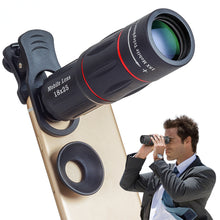 Load image into Gallery viewer, APEXEL Telescope Telephoto Lens 18X Zoom lens with Tripod Monocular Mobile Phone camera Lens for Smartphones lente para celular