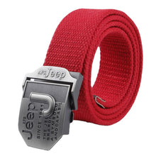Load image into Gallery viewer, Buckle Casual Weaving Belt Battlefield Canvas Belt Trendy Thickening plus Thick Pants Belt