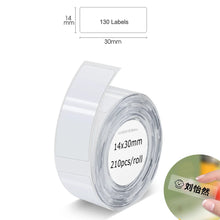 Load image into Gallery viewer, 1pcs P15 Printer Self-Adhesive Sticker Wire Cable Label Tape Paper Compatible for Phomemo D30 Marklife P11 P12 P15 Label Maker