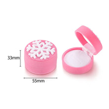 Load image into Gallery viewer, 1pcs Velvet Ring Box Stud Earring Rings Holder Case Jewelry Display Box Engagement Wedding Valentine's Day Gift Packaging Box