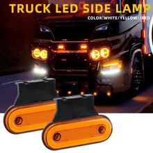 Load image into Gallery viewer, 1x 12V 24V Led Side Marker Light with Bracket Truck Clearance Lamp Tail Light Trailer Tractor Lorry Warning Parking Lamp