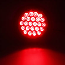 Load image into Gallery viewer, 1x 24V Rear Tail Brake Stop Marker Light Indicator Car Truck Trailer 24 LEDS Round Reflector Warning Lights Red Yellow White