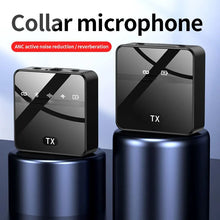 Load image into Gallery viewer, 2.4G Wireless Lavalier Microphone Noise Reduction Professional Advance Universal Mini Mic for Smartphone Camera Vlogging