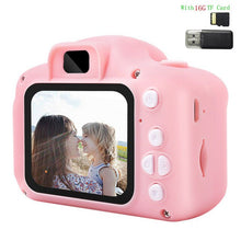Load image into Gallery viewer, 2 Inch HD 1080P Chargable Digital Mini Kids Camera Cartoon Cute Camera Toys Outdoor Photography Props for Child Birthday Gift
