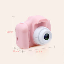 Load image into Gallery viewer, 2 Inch HD 1080P Chargable Digital Mini Kids Camera Cartoon Cute Camera Toys Outdoor Photography Props for Child Birthday Gift