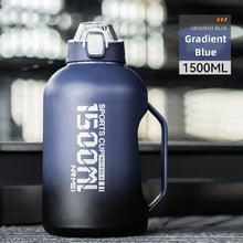 Load image into Gallery viewer, 2 Liter Water Bottle Stainless Steel Portable Straw Thermos Bottle Outdoor Sports gym Vacuum Water Flask Thermal Insulated Cup