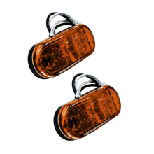 Load image into Gallery viewer, 2 Pcs Durable Led Side Marker Lights for Trailer Trucks Caravan Side Clearance Marker Light Lamp Led Lorry Amber Red White