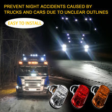 Load image into Gallery viewer, 2 Pcs Durable Led Side Marker Lights for Trailer Trucks Caravan Side Clearance Marker Light Lamp Led Lorry Amber Red White