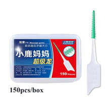 Load image into Gallery viewer, 20/150Pcs Interdental Brush Soft Rubber Teeth Cleaning Tools Dental Cleaning Between Teeth Toothbrush Oral Hygiene Care Tool 0ral irrigator