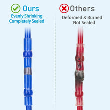 Load image into Gallery viewer, 200/100/50Pcs Waterproof Solder Seal Heat Connector Shrink Butt Connectors Lug Terminals Electrical Wire Car Insulated Terminal