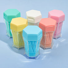Load image into Gallery viewer, 200pcs/set Soft Plastic Double-head Brushed Toothpick Oral Care 6.2 Cm Interdental Brush Toothbrush for Dentures 0ral irrigator