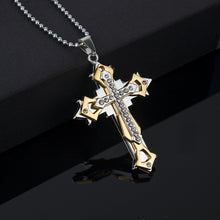 Load image into Gallery viewer, New Black Rectangle Pendant Necklace Men Trendy Simple Stainless Steel Chain Men Necklace Jewelry Gift