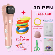 Load image into Gallery viewer, New 3D Pen PCL Filament Low Temperature Anti-Scald 3D Printing Pen DIY Drawing Toys For Girls Boys Gift