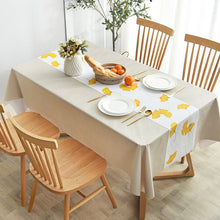 Load image into Gallery viewer, Waterproof Anti-Scald PVC Easy to Wipe Tea Table Cloth Rectangular Household round Table Tablecloth