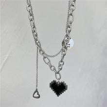 Load image into Gallery viewer, Senior Fashion Women Pendant Necklaces Fine Double Link Chain Metal Heart Party Necklace Jewelry Gift