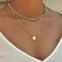 Load image into Gallery viewer, Senior Fashion Women Pendant Necklaces Fine Double Link Chain Metal Heart Party Necklace Jewelry Gift