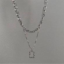 Load image into Gallery viewer, Senior Fashion Women Pendant Necklaces Fine Double Link Chain Metal Heart Party Necklace Jewelry Gift
