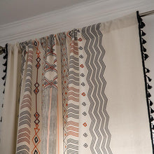 Load image into Gallery viewer, New Boho Style Curtains for Living Room Bedroom Kitchen Decoration Cotton Linen Printed Fabric Shade Bay Window Curtain