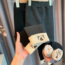 Load image into Gallery viewer, New Winter Girls Warm Thick Warm Leggings Children Pants Kids Elastic Waist Plus Wool Trousers