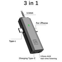 Load image into Gallery viewer, 2023 S17 3 In 1 Wireless Lavalier Microphone Intelligent Noise-Reducing Mic For Iphone Android SLR Camera Loudspeaker Speaker