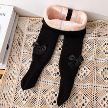 Load image into Gallery viewer, Winter Baby Leggings Girls Fleece Thick Warm Bow Tights for Kids Casual All-match 2 3 4 5 Years Fashion Children Pantyhose