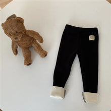 Load image into Gallery viewer, Winter New Children Fleece Leggings Girls Warm Stretch Pants Plus Velvet Thick Infant Cute Bear Leggings Kids Clothes
