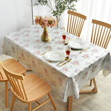 Load image into Gallery viewer, Waterproof Anti-Scald PVC Easy to Wipe Tea Table Cloth Rectangular Household round Table Tablecloth