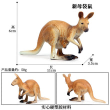 Load image into Gallery viewer, Kangaroo Model Set Children's Simulation Animal Model Birthday Cake Decoration