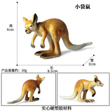 Load image into Gallery viewer, Kangaroo Model Set Children's Simulation Animal Model Birthday Cake Decoration