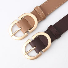 Load image into Gallery viewer, Belt Trendy Coat Belt Women's Simple Bare Waist Imitation Leather Belt