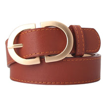 Load image into Gallery viewer, Belt Trendy Coat Belt Women's Simple Bare Waist Imitation Leather Belt