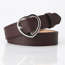 Load image into Gallery viewer, Jeans Decorative Band Girls' Clothing Matching Belt Heart-Shaped Alloy Pin Buckle