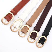 Load image into Gallery viewer, Belt Trendy Coat Belt Women's Simple Bare Waist Imitation Leather Belt