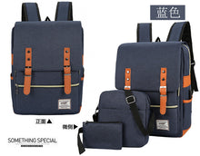 Load image into Gallery viewer, Three-piece suit Large Sport Swagger Bag with Nylon Material Backpack