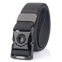 Load image into Gallery viewer, Men's Elastic Belt Military Fans Outdoor Sports Quick off Tactical Pant Belt