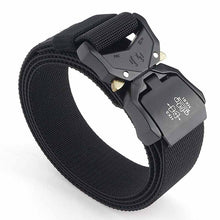 Load image into Gallery viewer, Tactical Nylon Waistband Men's Elastic Pant Belt Military Fan Tooling Belt