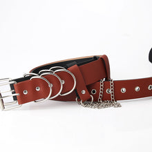 Load image into Gallery viewer, Women's Belt Personality Trendy Chain Decoration Air-Eye Overalls Fashion Belt