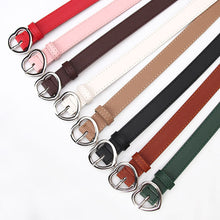Load image into Gallery viewer, Jeans Decorative Band Girls' Clothing Matching Belt Heart-Shaped Alloy Pin Buckle