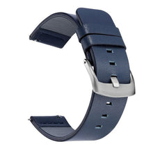 Load image into Gallery viewer, 20mm 22mm Watch band Quick release Leather Strap for Samsung Galaxy Watch 3 Active2 40 44mm huawei watch gt 2 WatchBand 18 24mm