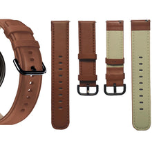 Load image into Gallery viewer, 20mm Colorful Leather Straps Watchband For Samsung Galaxy watch active 2 40mm 44mm Smart Wriststrap bracelet For Garmin Venu sq