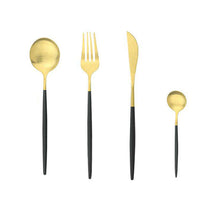 Load image into Gallery viewer, Stainless Steel Tableware Set Matte Portugal Knife, Fork and Spoon Portable Tableware Hotel Steak Knife Dessert Fork