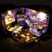 Load image into Gallery viewer, DIY Dollhouse Miniature with Furniture Assembled Model Toy Birthday Christmas Gift