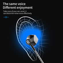 Load image into Gallery viewer, Noise Cancelling Headphones Sport Stereo Metal Bass Earphones Wired Headphones with Microphone 3.5mm wired Earphone