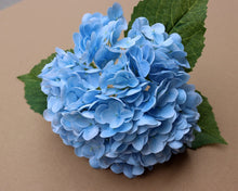 Load image into Gallery viewer, Artificial Flower Large Hydrangea Realistic Moist Feeling Hydrangea Artificial Wedding Flowers Decoration