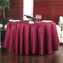 Load image into Gallery viewer, Hotel Wedding Tablecloth Restaurant Ding Room round Table Crocheted Tablecloth round Morning Glory Table Cloth