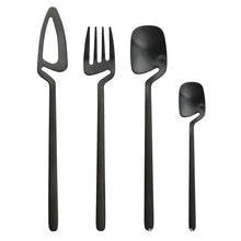 Load image into Gallery viewer, Stainless Steel Tableware Simple Personality Creative Hanging Wall Hanging Cup Knife, Fork and Spoon Hanging Cup Coffee Spoon Kit