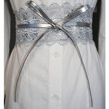Load image into Gallery viewer, Elastic Lace Belt Female Luxury Clothing Design Belt Jeans Belt Female Wedding Belt