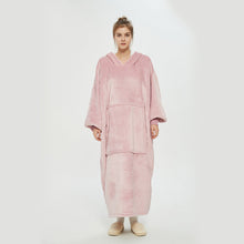 Load image into Gallery viewer, Hooded Lazy Blanket Pullover Double-Layer Blanket Sweater for Women Cold Protection in Autumn and Winter Thermal Pajamas