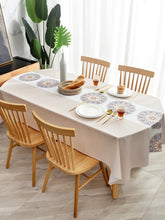 Load image into Gallery viewer, PVC Material Fabrics Tablecloth Waterproof and Oil-Proof Oval Tablecloth Rectangular