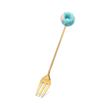 Load image into Gallery viewer, Small Spoon Dessert Fork Donut Spoon Lollipop Macaron Spoon Small Spoon Mouse Head